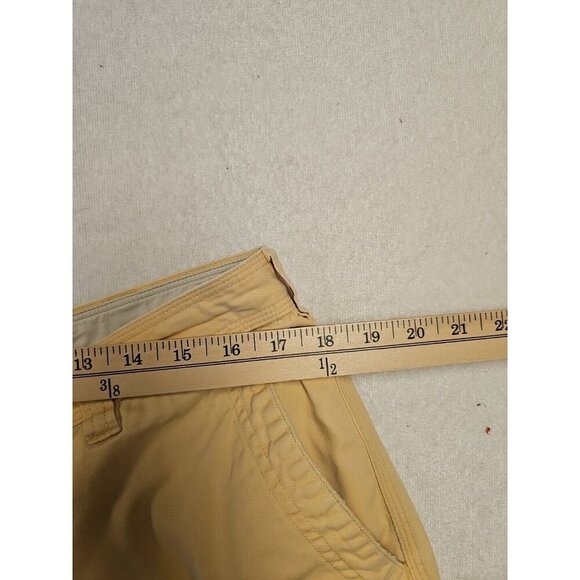 Columbia Shorts Mens 36 Yello Cargo Pockets Outdoors Hiking Utility 10" Inseam * - Picture 4 of 7